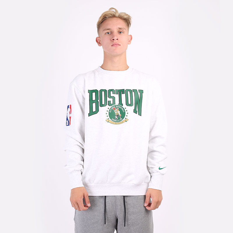 мужская серая толстовка Nike Boston Crew DJ2796-051 - цена, описание, фото 3